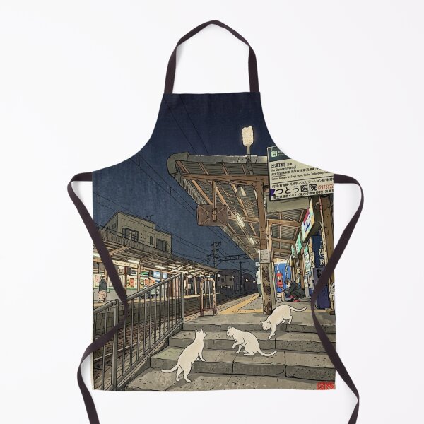 Item preview, Cats of Ichijoji Station: A Quiet Night on the Eizan Electric Railway designed and sold by Komatoya.