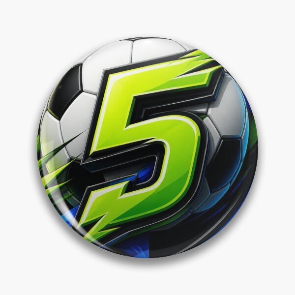 Item preview,  5 Soccer Champion Crest Lightning Splash designed and sold by AgnesB77.