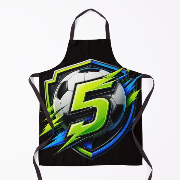 Item preview, 5 Soccer Champion Crest Lightning Splash designed and sold by AgnesB77.