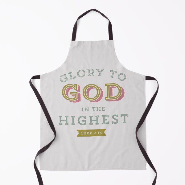 Item preview, Glory to God in the Highest Luke 2:14 Christmas Bible Verse Christian Scripture designed and sold by Blessed Be Your Name.