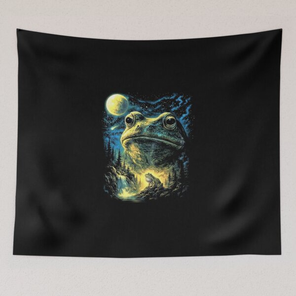 Item preview, Frog Howling to the Moon designed and sold by Machivebal.