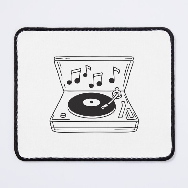 Item preview, Turntable Beneath Music Themed Posters designed and sold by rasagamastore.