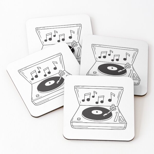 Item preview, Turntable Beneath Music Themed Posters designed and sold by rasagamastore.