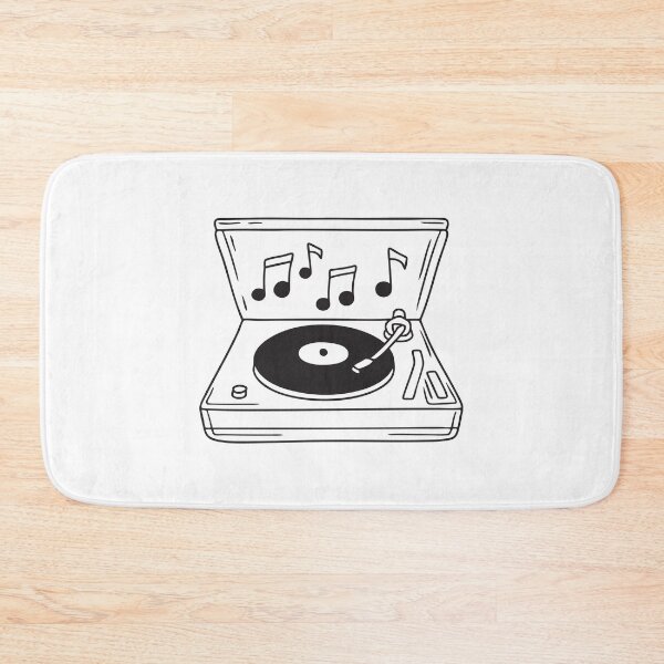 Item preview, Turntable Beneath Music Themed Posters designed and sold by rasagamastore.