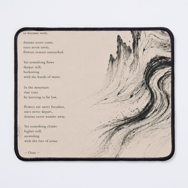 Item preview, Toward Depth, Toward Height | Korean Poetry Art Print designed and sold by joycrysstudio.