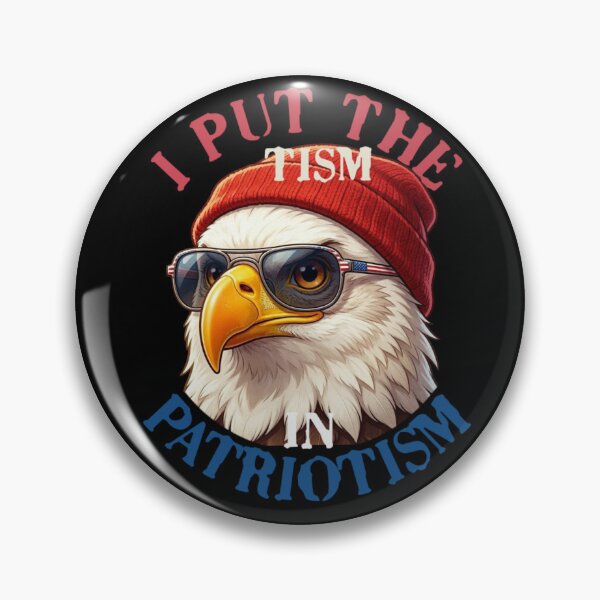 Item preview, I Put The Tism in Patriotism Athletic Eagle designed and sold by TheEndDesign.