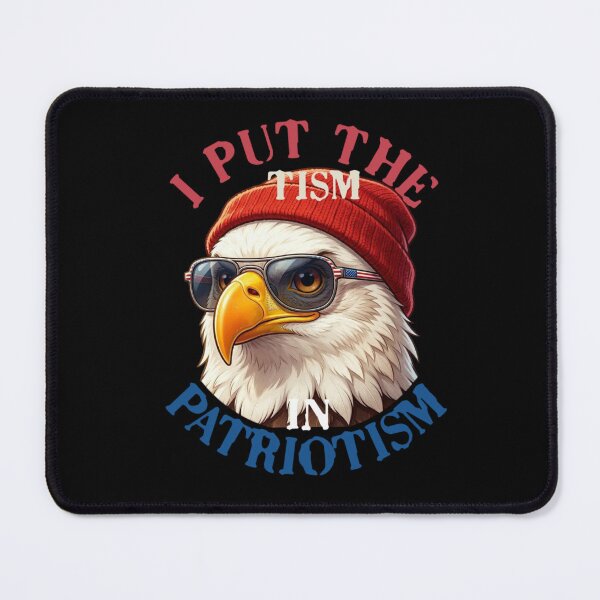 Item preview, I Put The Tism in Patriotism Athletic Eagle designed and sold by TheEndDesign.