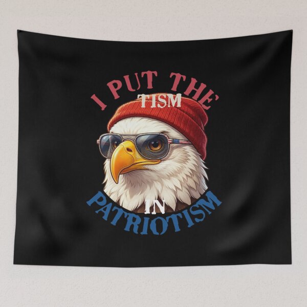 Item preview, I Put The Tism in Patriotism Athletic Eagle designed and sold by TheEndDesign.