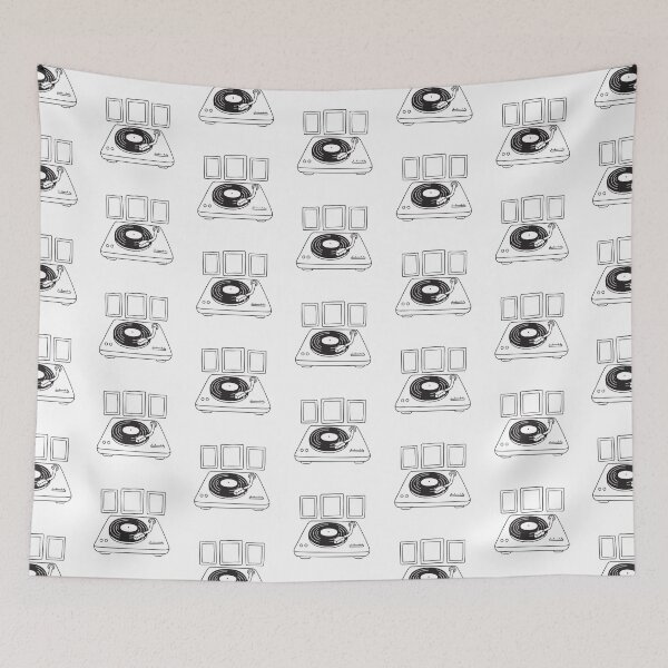 Item preview, Turntable Under Music Posters designed and sold by rasagamastore.
