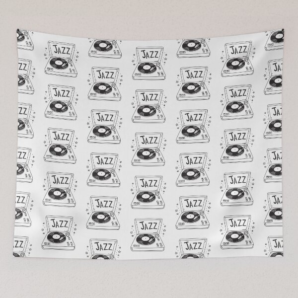 Item preview, Turntable Under Jazz Band Posters designed and sold by rasagamastore.