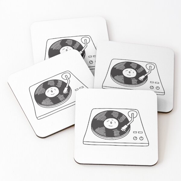 Item preview, Dusty Vinyl Record on Turntable designed and sold by rasagamastore.