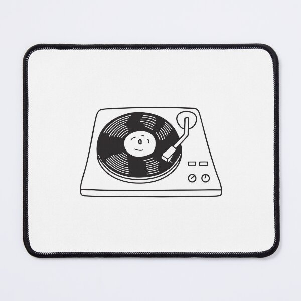 Item preview, Dusty Vinyl Record on Turntable designed and sold by rasagamastore.