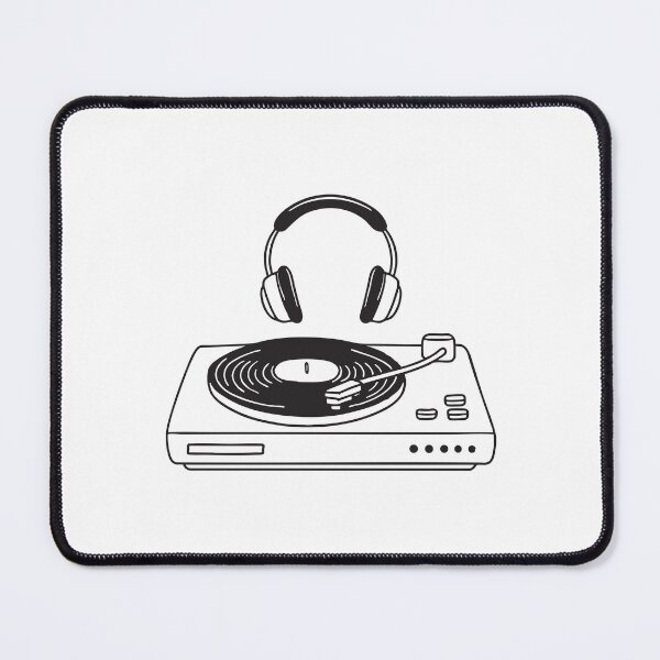 Item preview, Turntable Beside Audio Headphones designed and sold by rasagamastore.