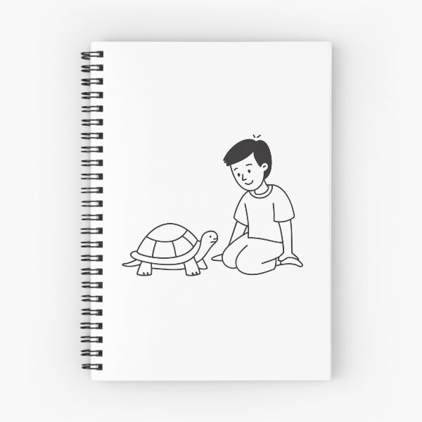 Item preview, Turtle Beside Child Sitting on Ground designed and sold by rasagamastore.