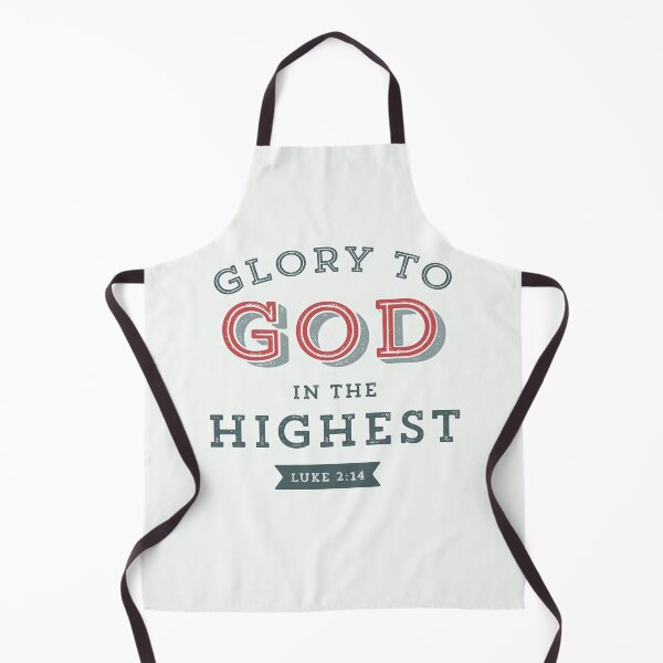 Item preview, Glory to God in the Highest Luke 2:14 Christmas Bible Verse Christian Scripture designed and sold by Blessed Be Your Name.