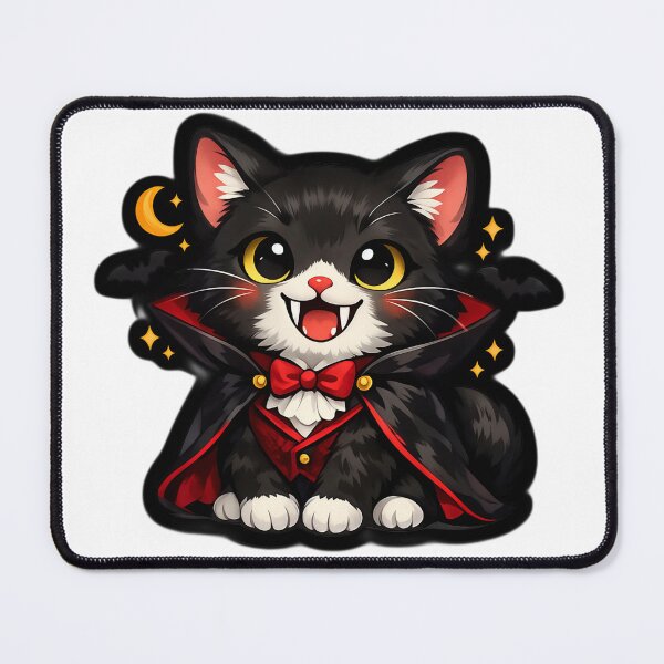 Item preview, Cute cat vempire sticker designed and sold by Mohitt09.