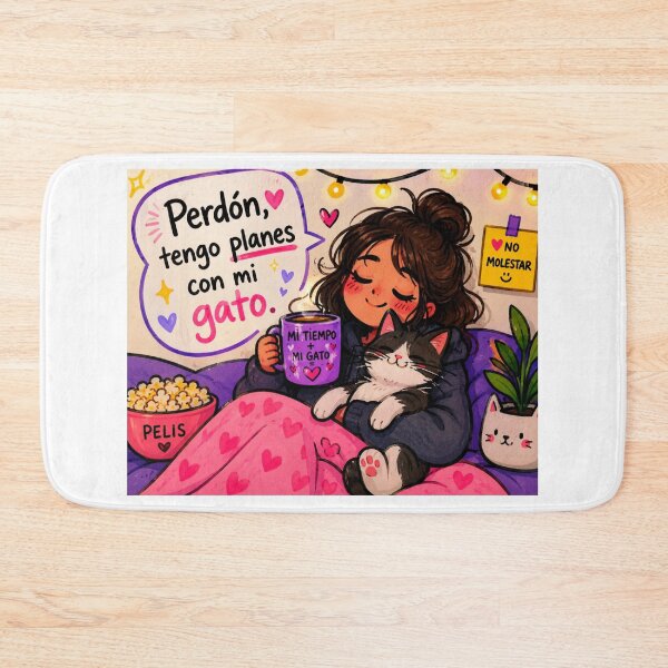 Item preview, My time, my cat, my little world designed and sold by The-old-sveinn.