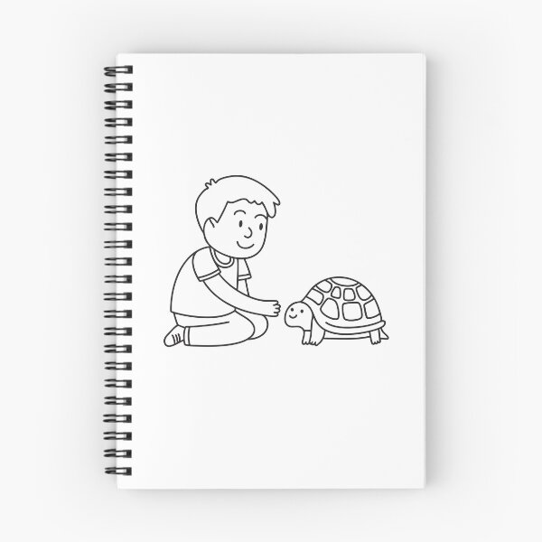 Item preview, Turtle Next to Child Sitting on Floor designed and sold by rasagamastore.