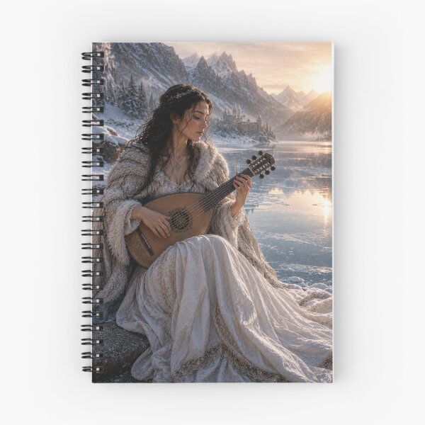 Item preview, Winter Lute Melody by the Frozen Lake designed and sold by photoparadise22.