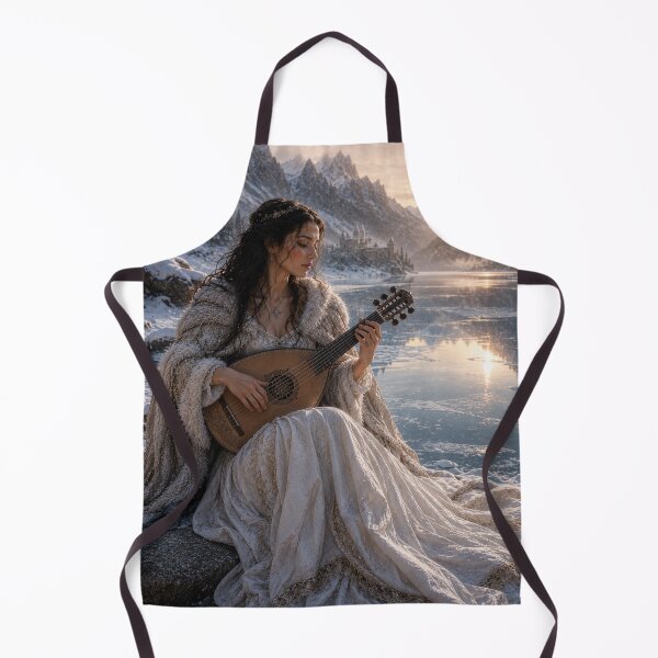 Item preview, Winter Lute Melody by the Frozen Lake designed and sold by photoparadise22.