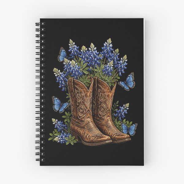 Item preview, Texas Independence Day Cowgirl Boots & Bluebonnet Flowers designed and sold by OlakunleOloroz.