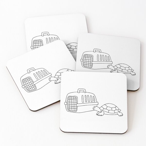 Item preview, Turtle Near Closed Pet Carrier designed and sold by rasagamastore.