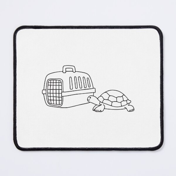 Item preview, Turtle Near Closed Pet Carrier designed and sold by rasagamastore.