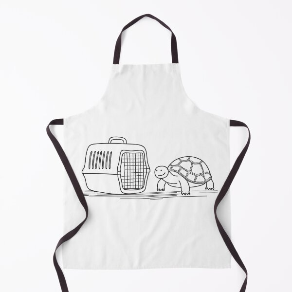 Item preview, Turtle Standing Near Plastic Pet Carrier designed and sold by rasagamastore.