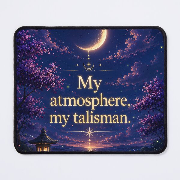 Item preview, My atmosphere, my talisman.(Anime Ver.) designed and sold by MaxDreamsArt.