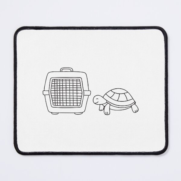 Item preview, Turtle Resting Beside Pet Carrier designed and sold by rasagamastore.
