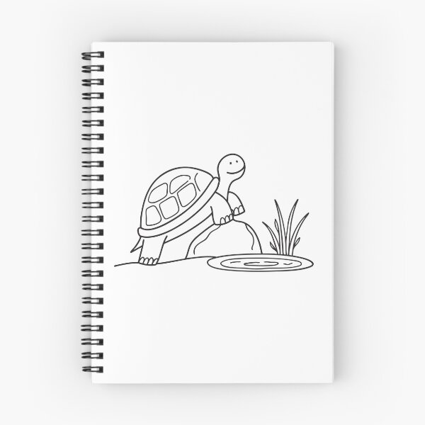 Item preview, Turtle Resting on Rock Near Pond designed and sold by rasagamastore.