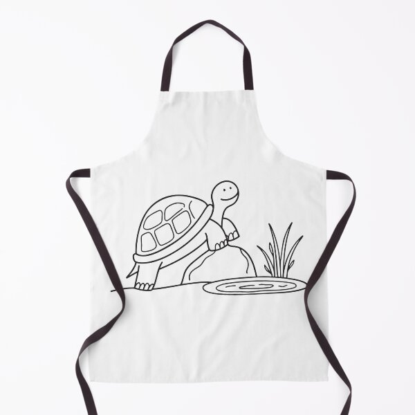 Item preview, Turtle Resting on Rock Near Pond designed and sold by rasagamastore.
