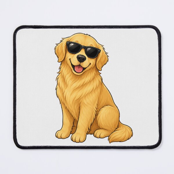 Item preview, Cool Golden Retriever Dog Wearing Sunglasses Kawaii Summer Art designed and sold by Seculinator.
