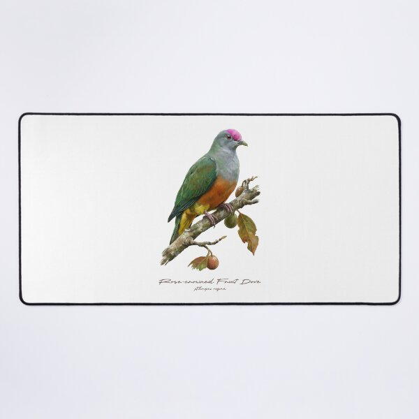 Item preview, Rose-crowned Fruit Dove on Rustic Tree designed and sold by Takeda-art.