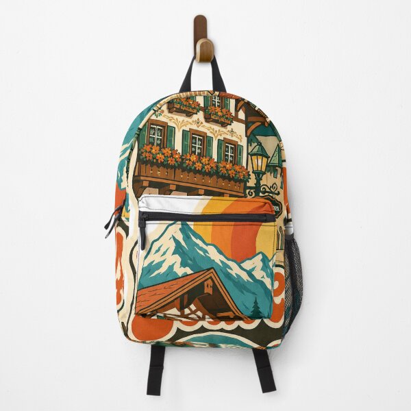 Item preview, Leavenworth USA Travel Souvenir - Retro Illustration designed and sold by VisualArtsOasis.