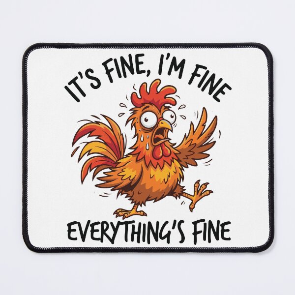 Item preview, Funny Sarcastic Chicken Gift for Stressed Students designed and sold by raedattia.