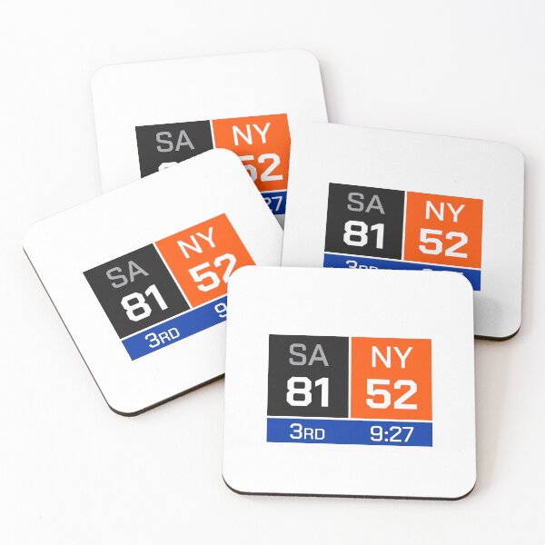 Item preview, New York Knicks SA 81 NY 52 3rd Quarter Scoreboard designed and sold by DesignForYou79.