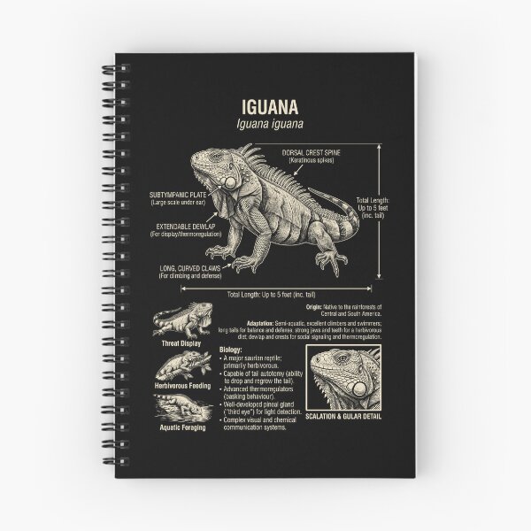 Item preview, Iguana Scientific Anatomy Biology Animal Lover designed and sold by Kimberley King Art  King Art.
