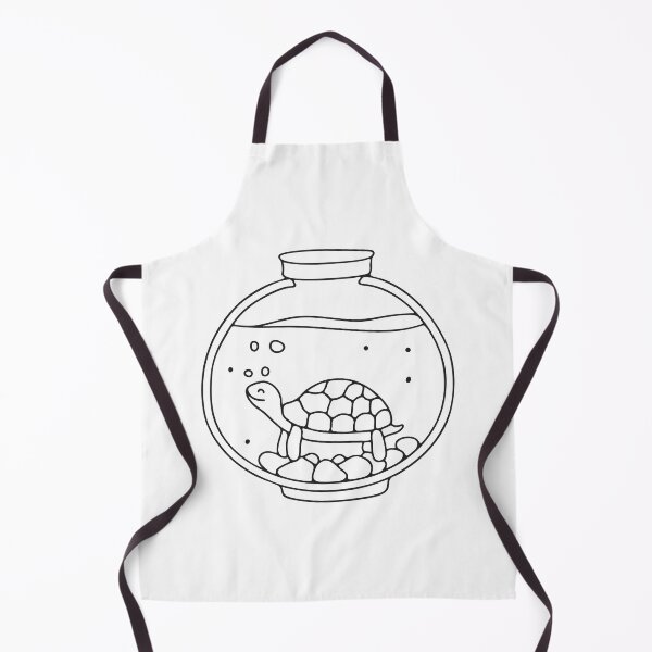Item preview, Turtle Inside Pebble Filled Aquarium designed and sold by rasagamastore.
