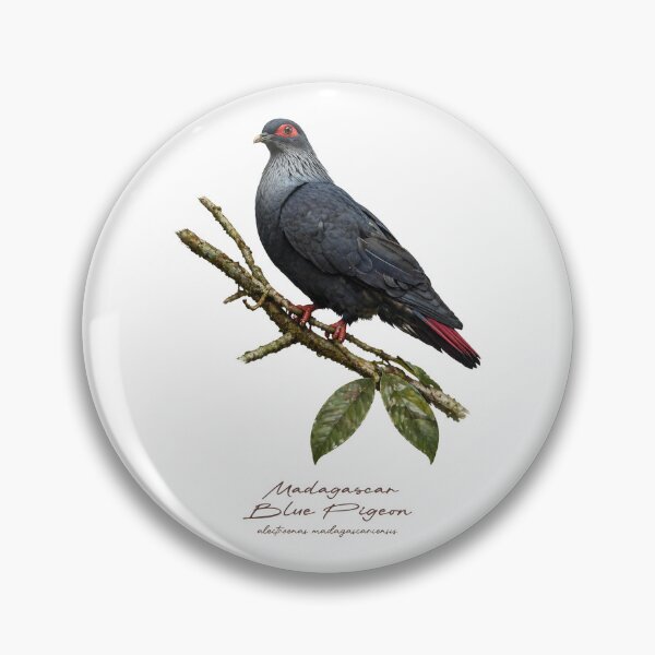 Item preview, Madagascar Blue Pigeon on Tree designed and sold by Takeda-art.