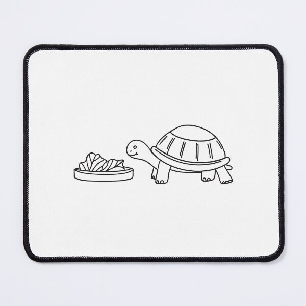 Item preview, Turtle Near Feeding Dish with Vegetables designed and sold by rasagamastore.