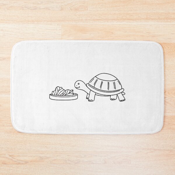 Item preview, Turtle Near Feeding Dish with Vegetables designed and sold by rasagamastore.