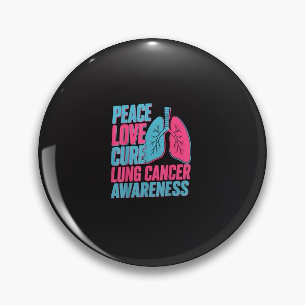 Item preview, Peace Love Cure Lung Cancer Awareness Support Ribbon Survivor Design designed and sold by kiralynstration.