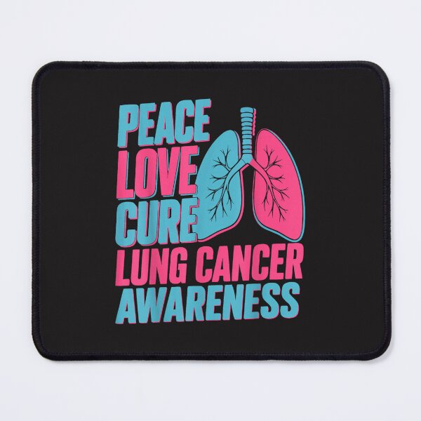 Item preview, Peace Love Cure Lung Cancer Awareness Support Ribbon Survivor Design designed and sold by kiralynstration.