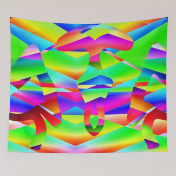 Item preview, Colorful mushrooms... designed and sold by Harryucksche.