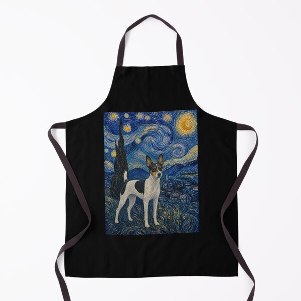 Item preview, Brazilian Terrier Dog Van Gogh Starry Night designed and sold by Littermin.