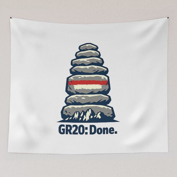 Item preview, GR20 Events, Corsica Hiking Cairn and Trail designed and sold by pirminio.