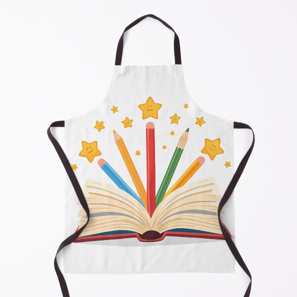 Item preview, Magical Book with Colorful Pencils and Stars designed and sold by Luna-Flow.