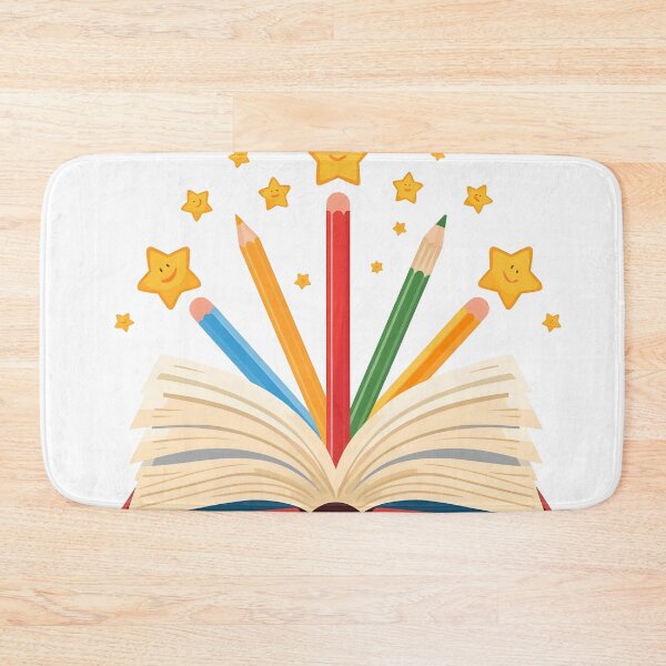 Item preview, Magical Book with Colorful Pencils and Stars designed and sold by Luna-Flow.