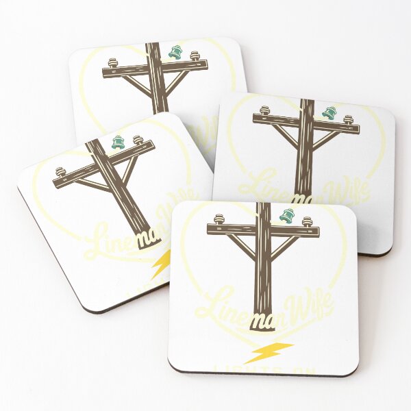 Item preview, Lineman woman lights on heart around utility pole designed and sold by pirminio.